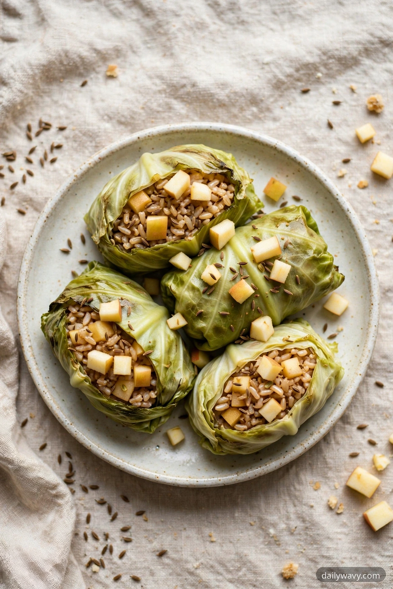 Cabbage Dumpling With Apple And Caraway