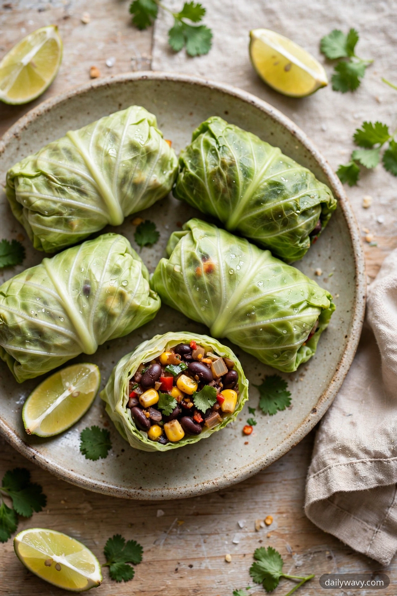 Cabbage Dumpling With Chili And Lime