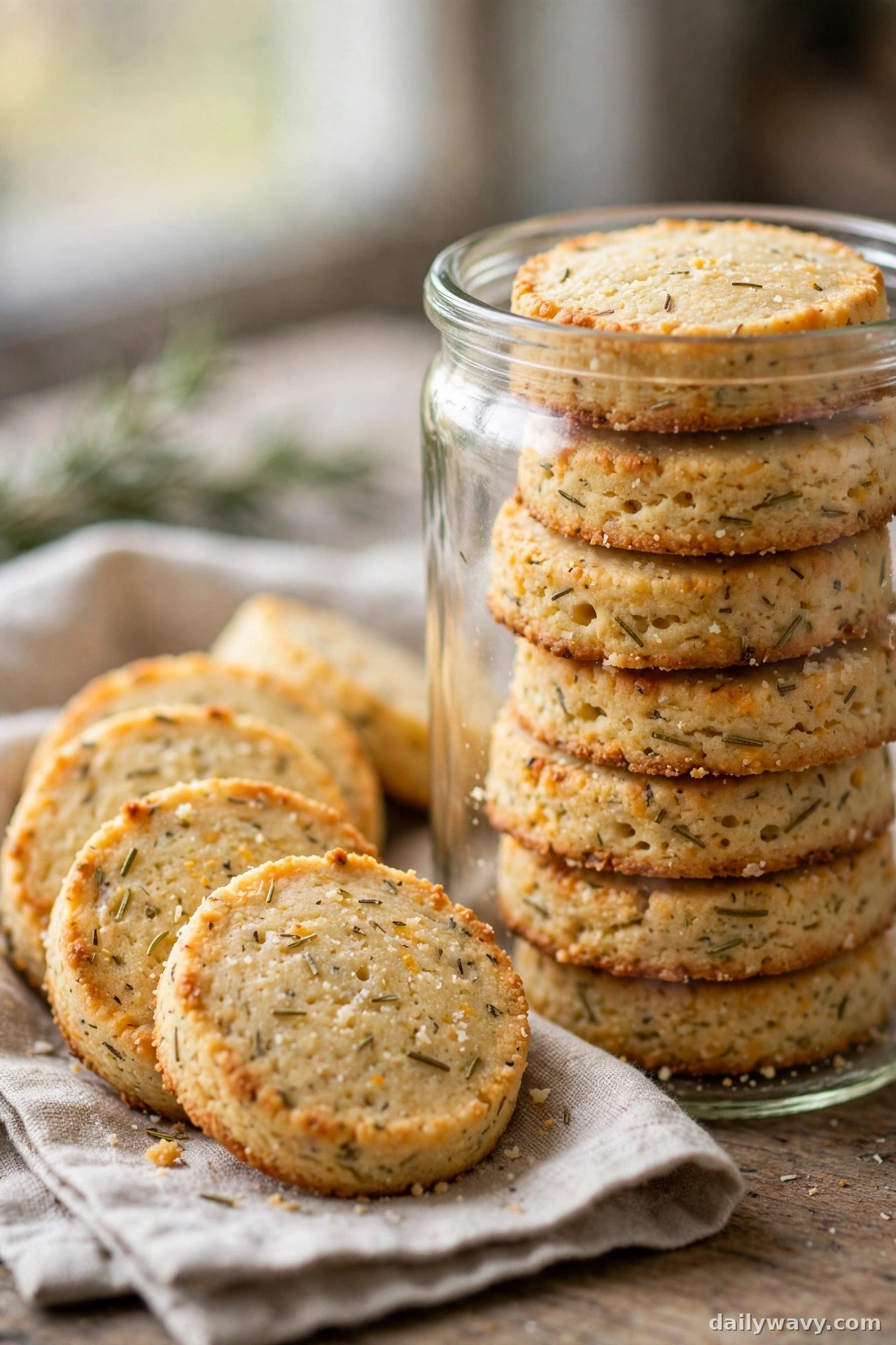 Savory Cheese Shortbread