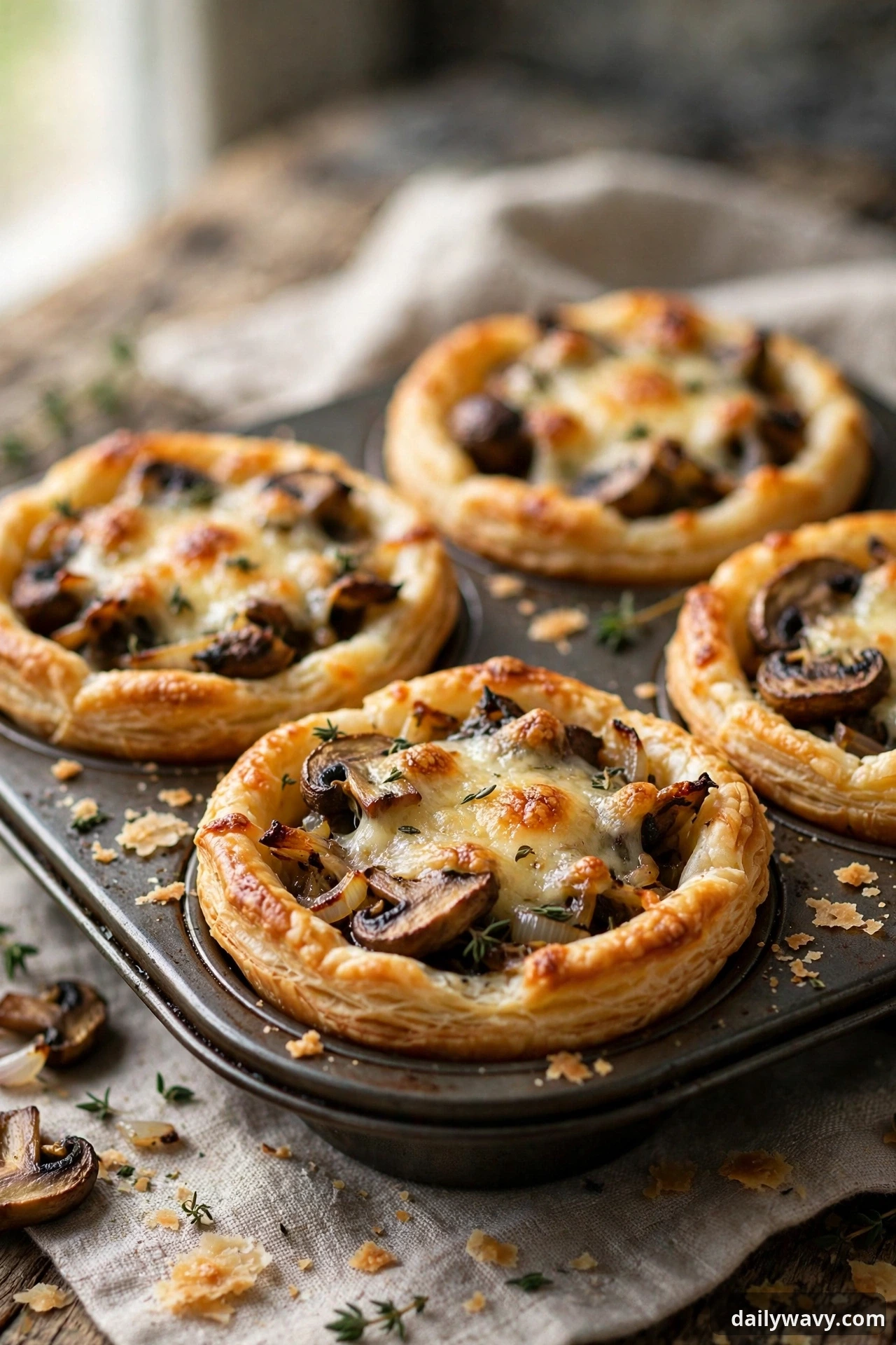 Mini Mushroom Tarts