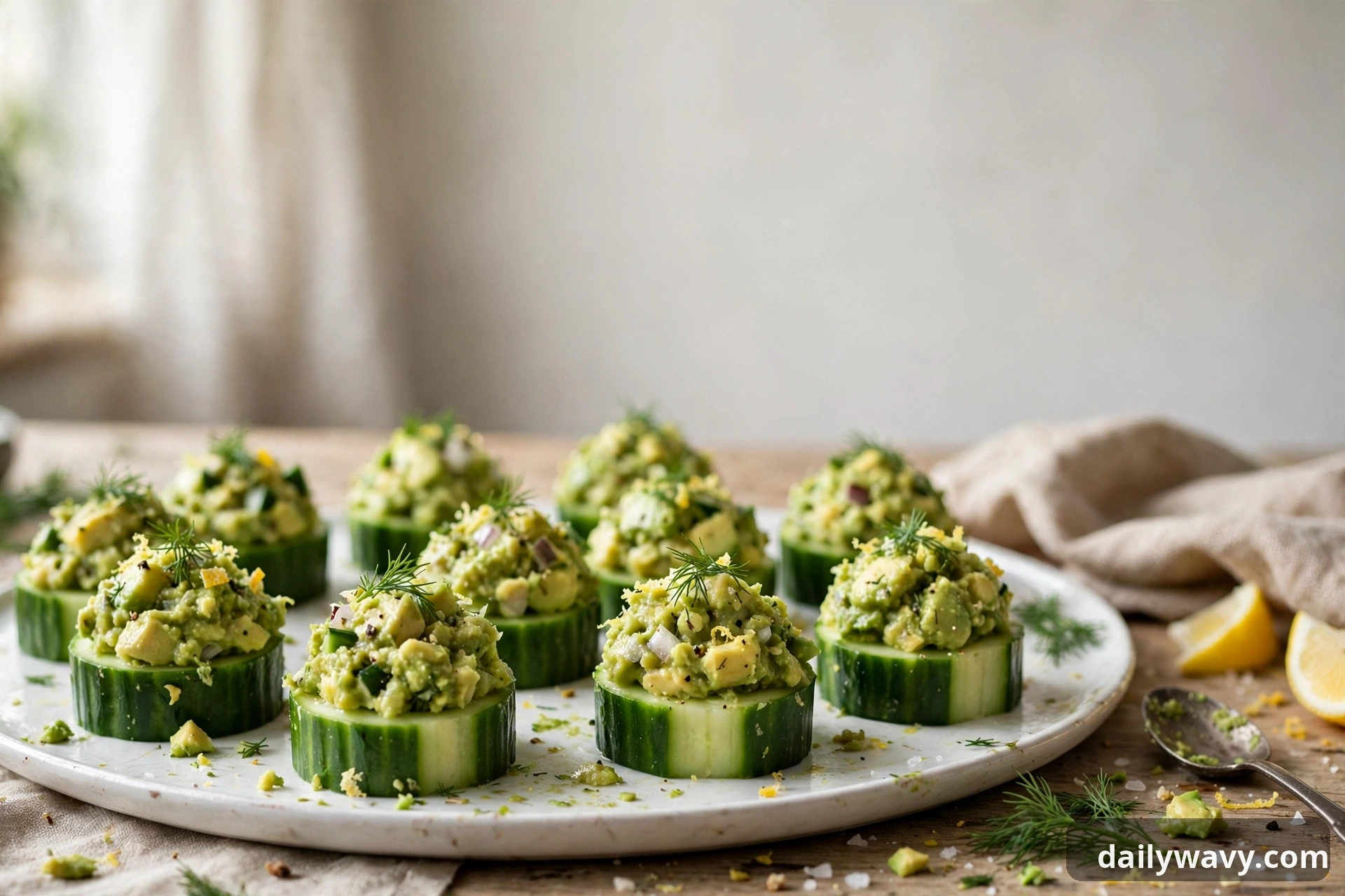 New Year's Eve finger food shown in a complete styled scene