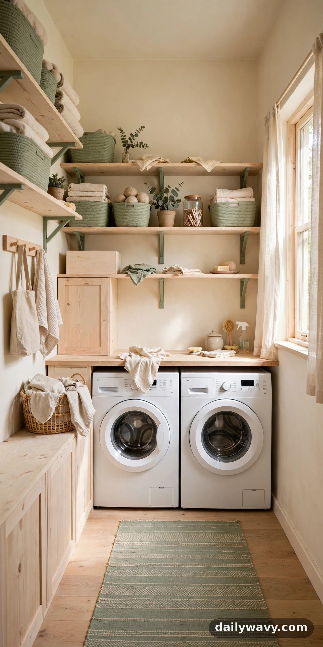 A neutral palette with one accent color