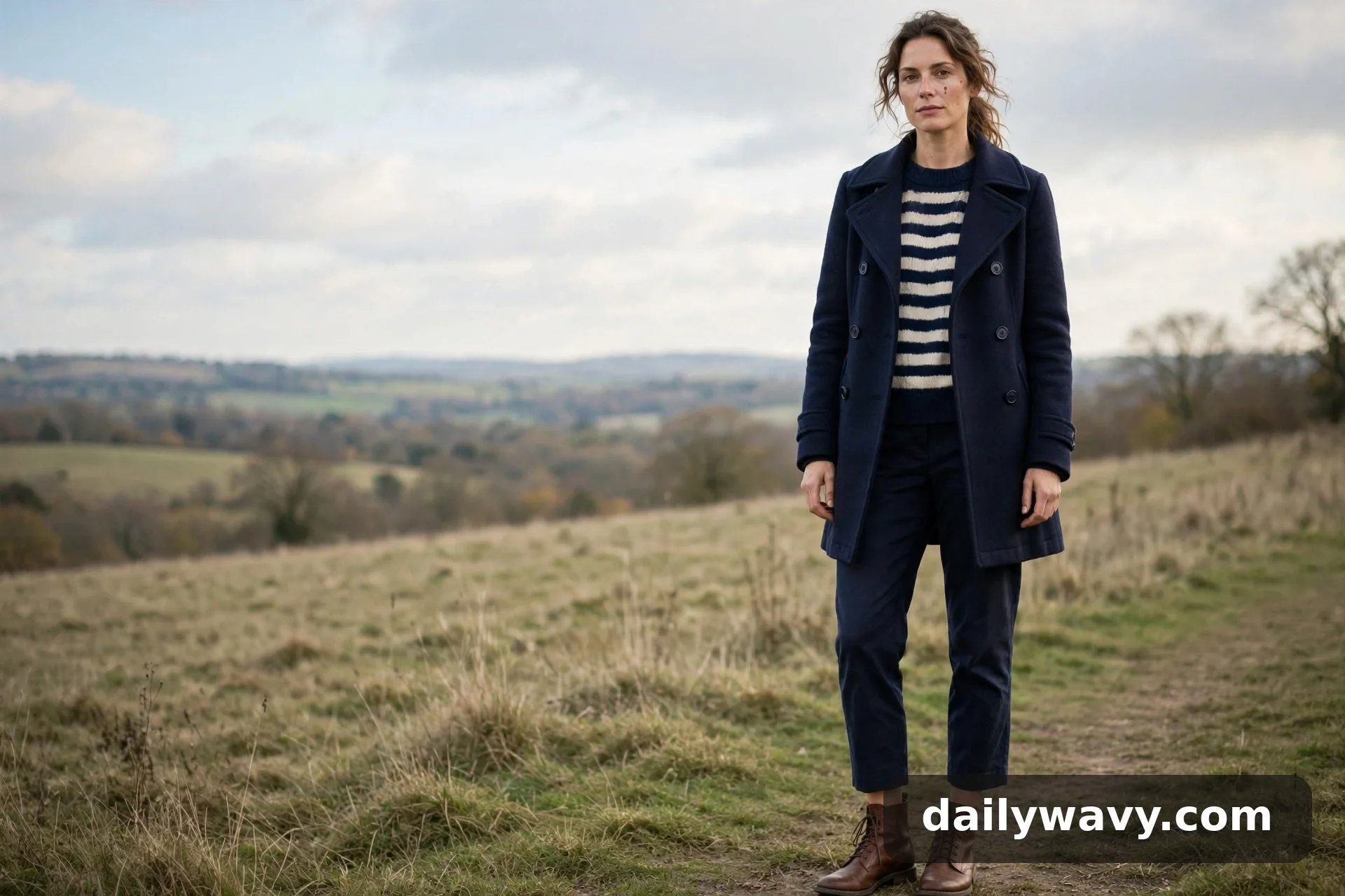 Winter casual outfits shown in a complete styled scene